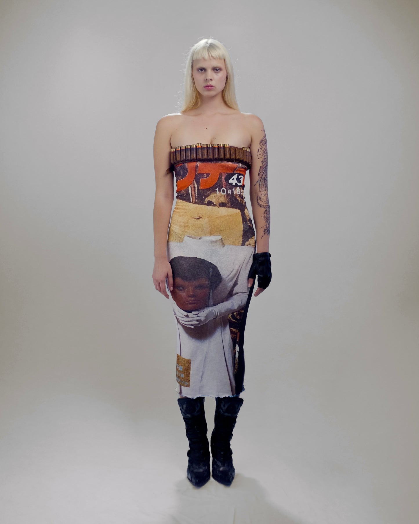 BULLET ALIBI KNIT DRESS